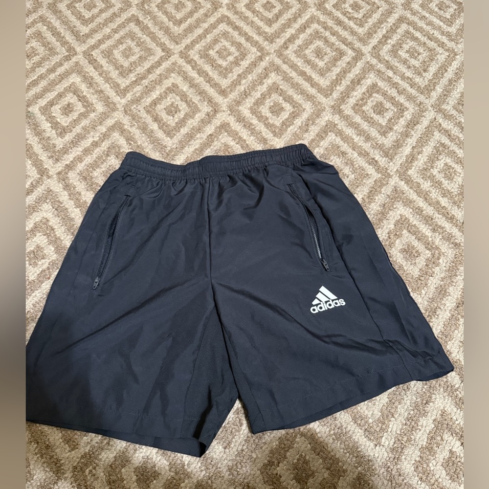 Adidas Men's Dark Gray Athletic Shorts